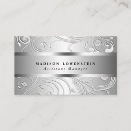 Utsmyckat mönster för elegant flott visitkort