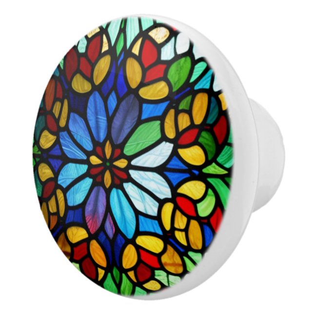 Utsökt blomsterglas Elegans Knopp (Höger)