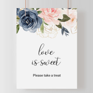 Utsökt Höst Blommig Kärlek är Söt Poster