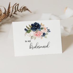 Utsökt Höstblomma Brudtackkort Tack Kort