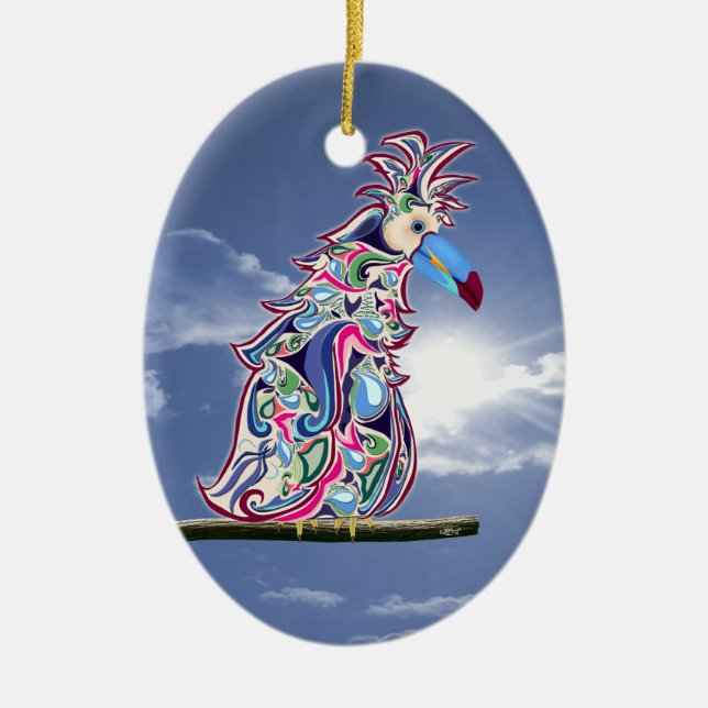 Utsökt Julgransprydnad Keramik (Framsidan)