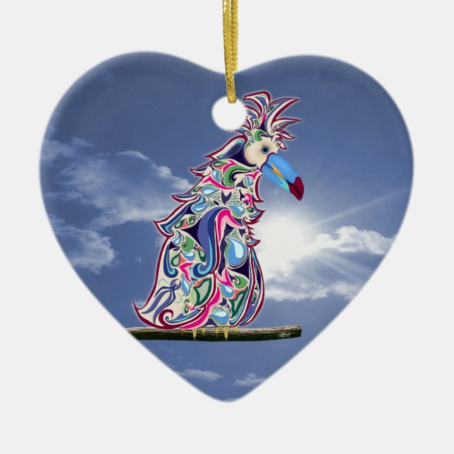 Utsökt Julgransprydnad Keramik (Framsidan)