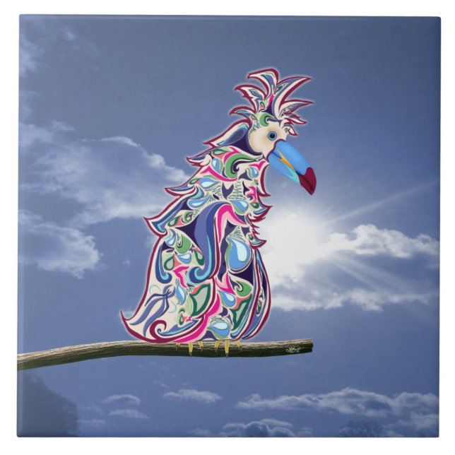 Utsökt Kakelplatta (Framsidan)