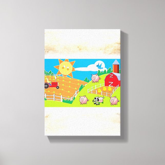 Utsökt Kanvastryck Fars dag Canvas (Framsida)