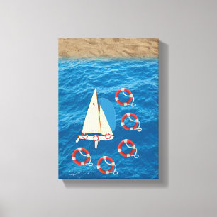 Utsökt Kanvastryck Fars dag Canvas