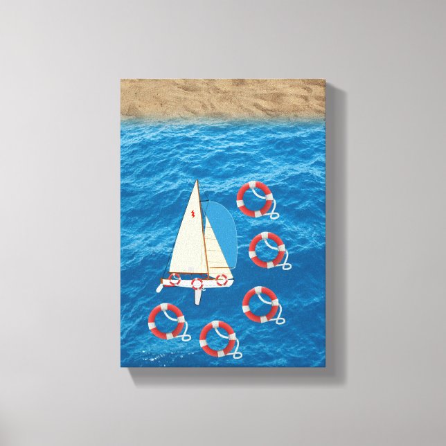 Utsökt Kanvastryck Fars dag Canvas (Framsida)