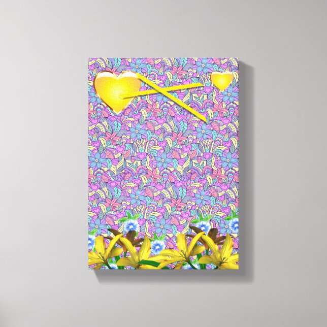 Utsökt Kanvastryck Mors dag Canvas (Framsida)