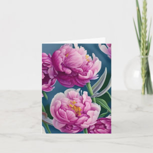 Utsökt Land Garden Peonies Kort