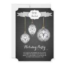 Utsökt svart julbolljulfest