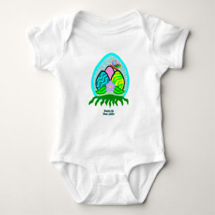 Utsökta Påskägg Baby Jersey Bodykostym T Shirt