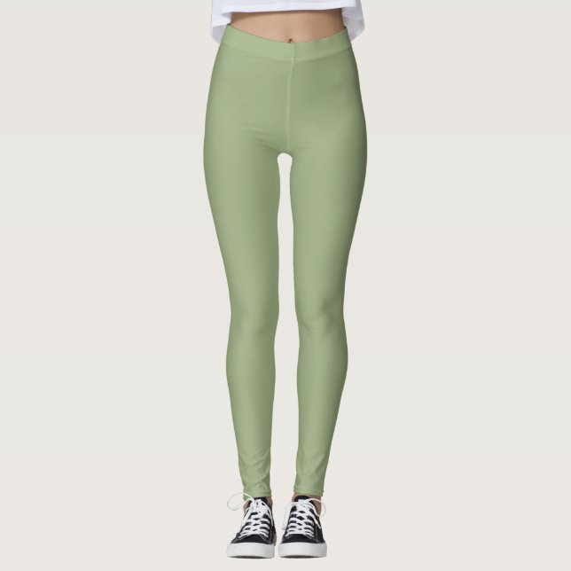 Utspädd legans - Transquil Sage Leggings (Framsida)