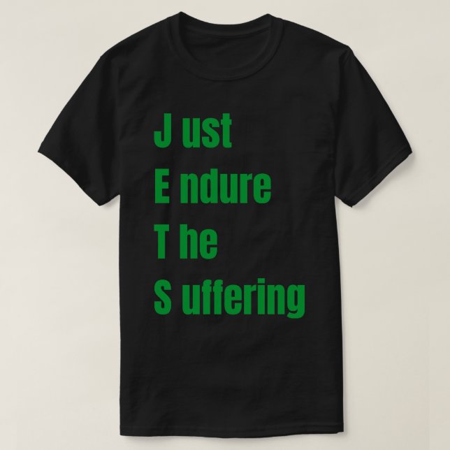 utstå lidandet t shirt (Design framsida)