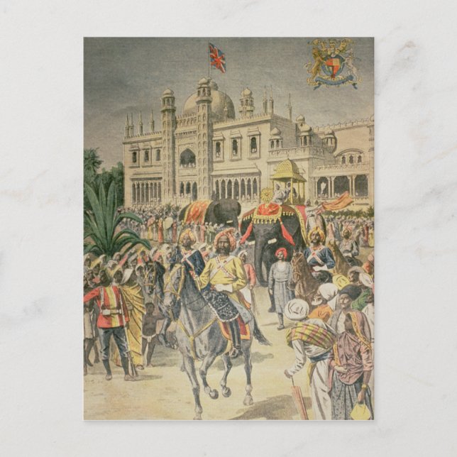 Utställning 1900: Anglo-Indian Pavilion Vykort (Framsida)