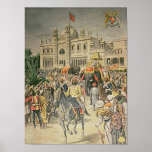 Utställning av 1900: denIndier paviljongen Poster