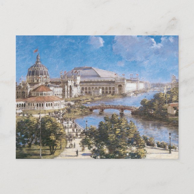 Utställning av Theodore Robinson i Colombia Vykort (Framsida)