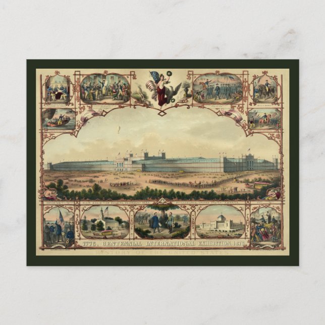 Utställning på årsbasis vykort (Framsida)