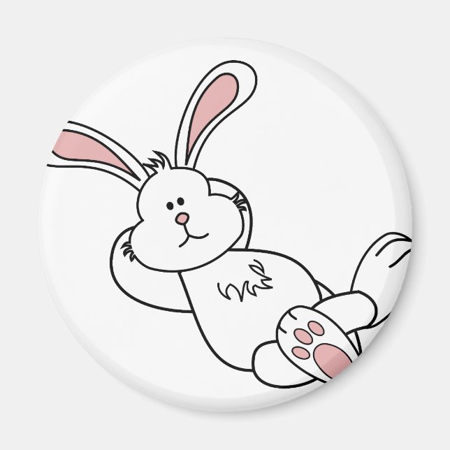 Utstickning av Påskhare Magnet (Framsidan)