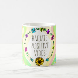Utstråla realitetvibesen kaffemugg