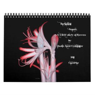 Utstråla skönhet (en röntgastudie av blommor) kalender