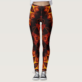Utstrålande kors leggings