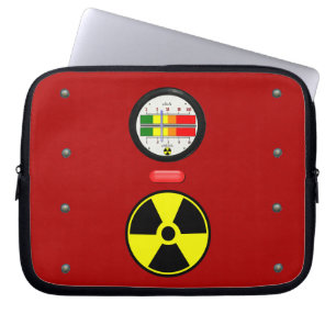 Utstrålning Geiger kontrar verkställer Laptop Fodral
