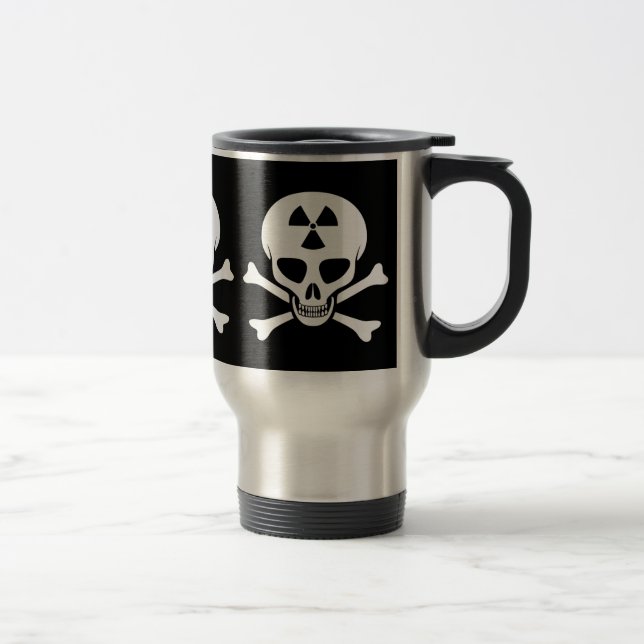 Utstrålningsskalle & Crossbonesmugg Resemugg (Höger)