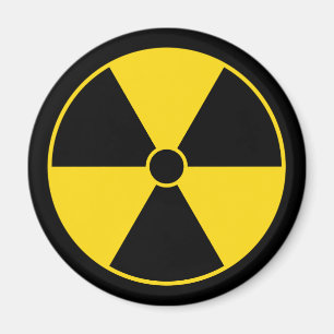 Utstrålningssymbolmagnet Magnet