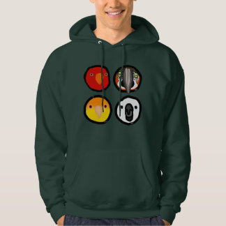 Utsumis familjefågel hoodie