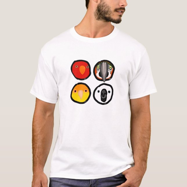 Utsumis familjefågel t shirt (Framsida)