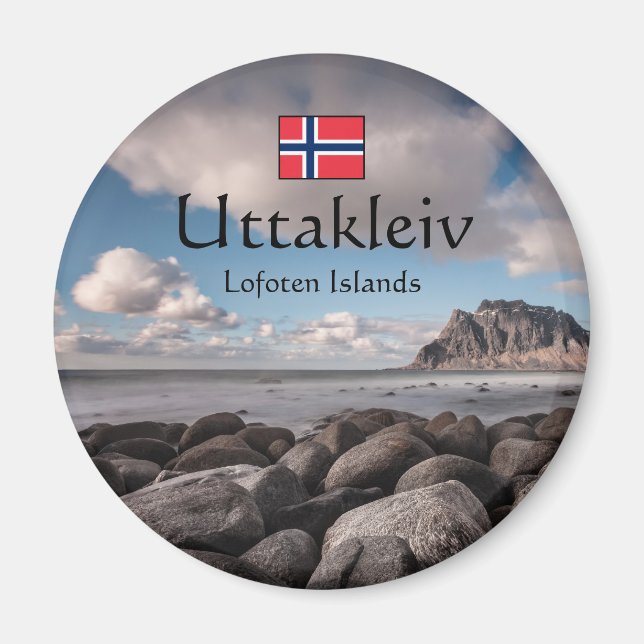 Uttakleiv Souvenir Magnet (Framsidan)