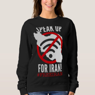 UTTALA FÖR IRAN, ingen wifi-symbol Iran karta Iran T Shirt