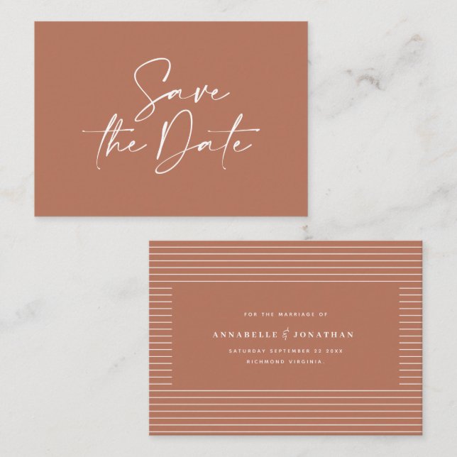 uttalande av bröllop i handskriven form av budget anteckningskort (Fram/baksida)