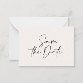 uttalande av bröllop i handskriven form av budget anteckningskort