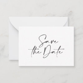 uttalande av bröllop i handskriven form av budget anteckningskort