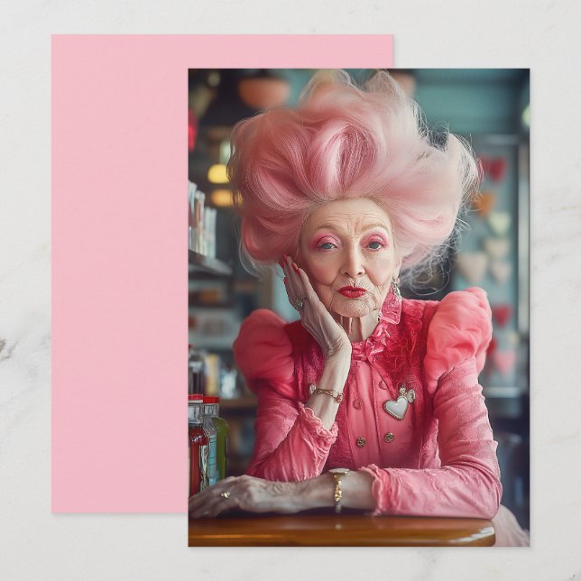 Uttalande av Kärlek Kiss om Östtimors nåd i Rosa Inbjudningar (Fram/baksida)