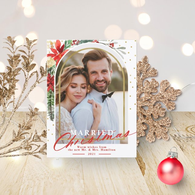 Uttalande om den gifta julen i Bröllop Helg Vykort (Skapare uppladdad)