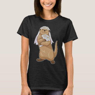 Utter Brud Blomma Bröllop T Shirt