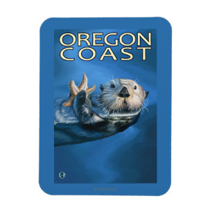 Utter för Oregon kustenhav Magnet