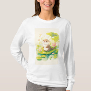 Utter på en näckroslöv t shirt