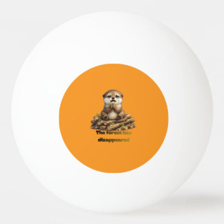 Utter på klippta stockar Skogskonserveringsdesign Pingisboll