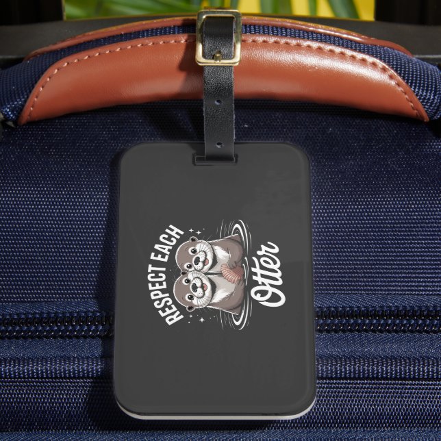 Utter respekt för varandra roligt  bagagebricka (Framsida Insitu 2)