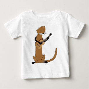 Utter som leker gitarren t-shirt