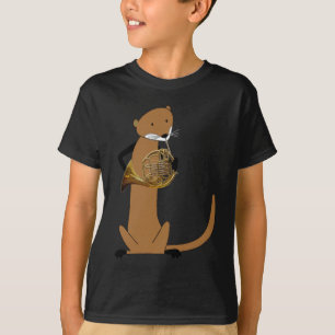 Utter som leker valthornet t-shirt