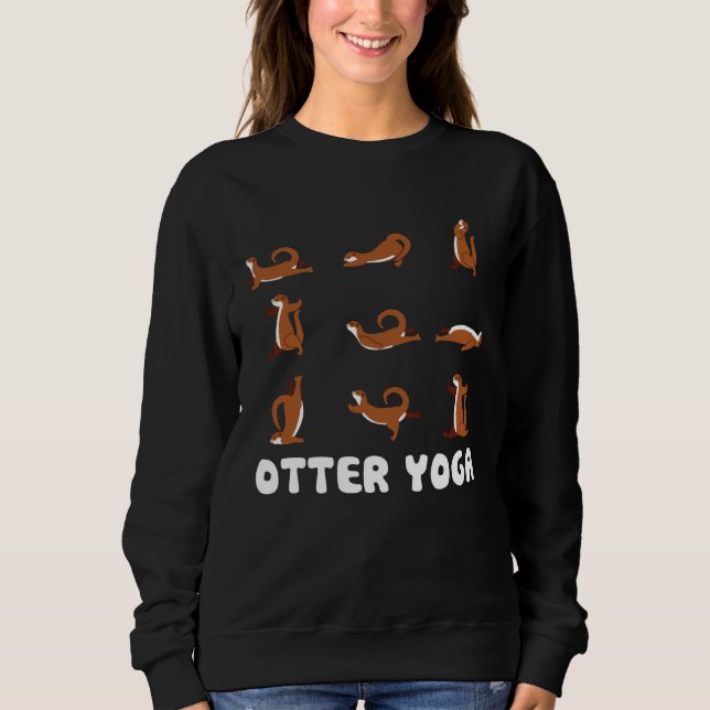 Utter Yoga Pose Meditation Träning Övning Fitness T Shirt (Framsida)