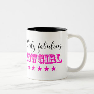 Utterly Fabulous ’COWGIRL’ Två-Tonad Mugg