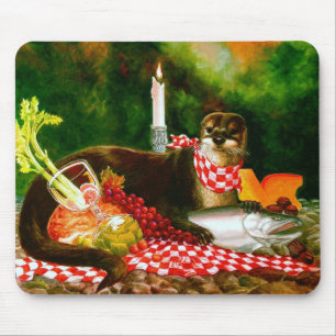 Uttern invaderar picknicken Mousepad Musmatta