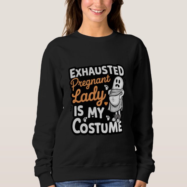 Uttömd gravid dam är min kostym t shirt (Framsida)