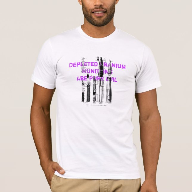 Uttömda uranMunitions Tee (Framsida)