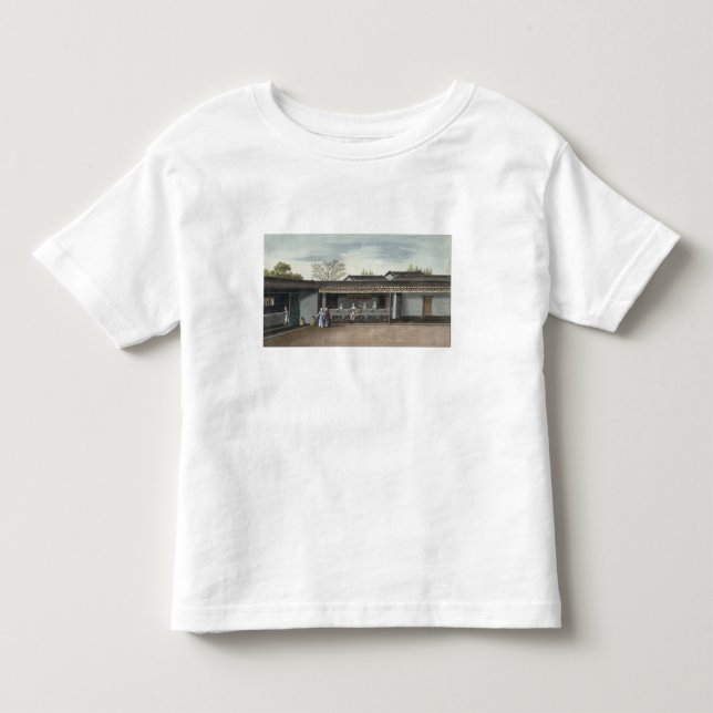 Uttorkningtealöv (w/c på papper) tee shirt (Framsida)