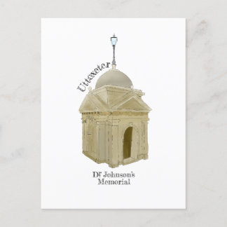Uttoxeter Dr Johnson-minnesmärke Vykort